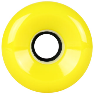 Longboard Wheels 64mm x 52mm 78A Yellow US Made