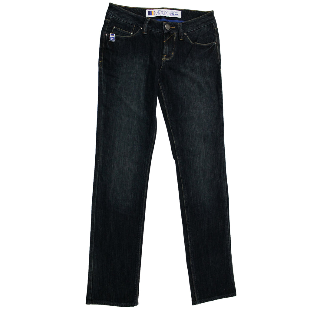 Matix Women's Pants 5 Pocket Straight Dark Blue – TGM Skateboards