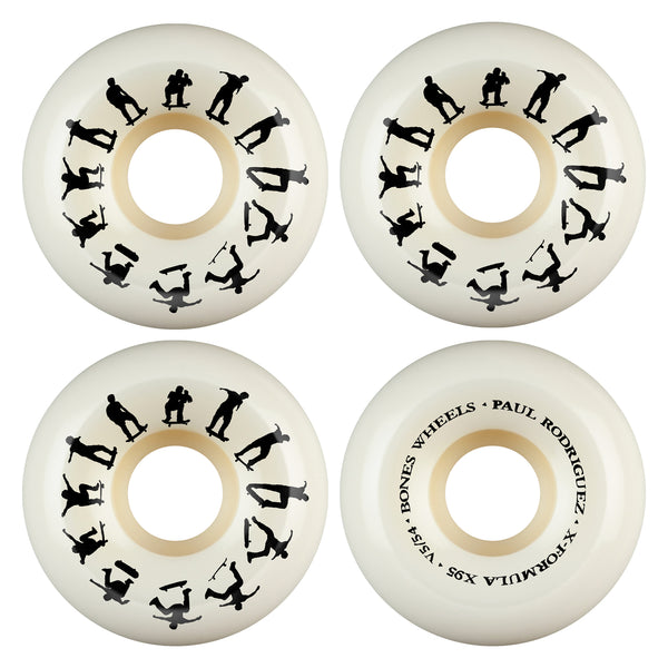 Bones Skateboard Wheels 54mm Paul Rodriguez Switch Heel X-Formula