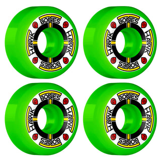 Bones Skateboard Wheels 58mm Tony Hawk T-Bones Green SPF 84B (104A)
