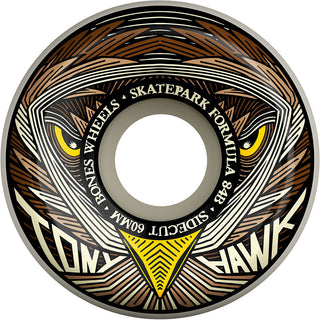 Bones Skateboard Wheels 60mm Tony Hawk Night Hawk SPF 84B (104A)