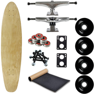 Moose Longboard Complete 9" x 40" Kicktail Natural