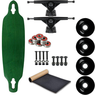Moose Longboard Complete 9" x 36" Drop Through Green