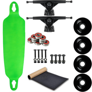 Moose Longboard Complete 9.75" x 39.75" Double Drop Green