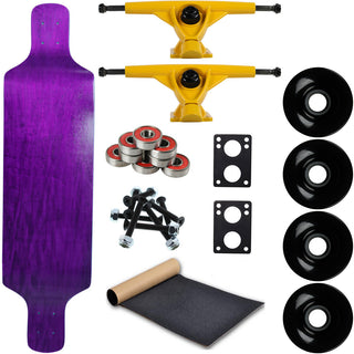 Moose Longboard Complete 9.4" x 38" Drop Down Purple