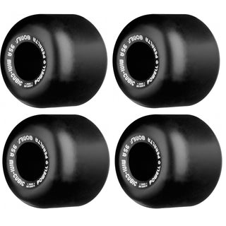Powell Peralta Mini-Cubic Skateboard Wheels Old School Re-Issue Black 64mm 95A