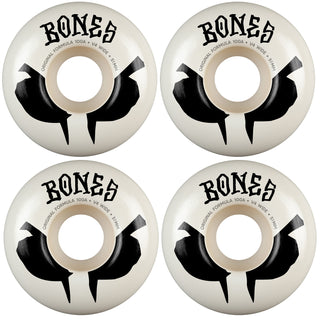 Bones Skateboard Wheels 51mm Original Formula 100A V4 Wides White