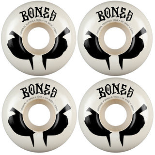 Bones Skateboard Wheels 53mm Original Formula 100A V4 Wides White