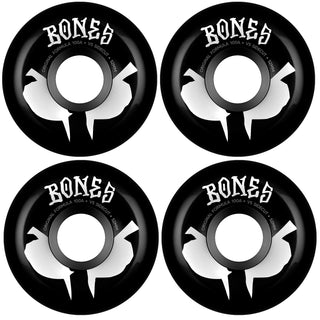 Bones Skateboard Wheels 52mm Original Formula 100A V5 Sidecuts Black