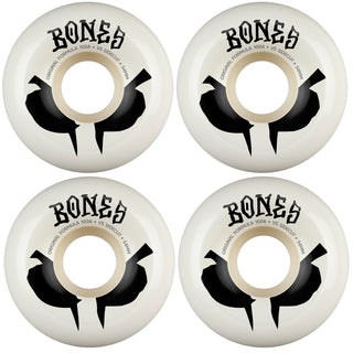 Bones Skateboard Wheels 54mm Original Formula 100A V5 Sidecuts White