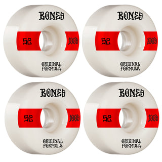 Independent Trucks 159 (8.75"), Bones 100's 52mm V4 #14 White Wheels/Bearings/Hardware