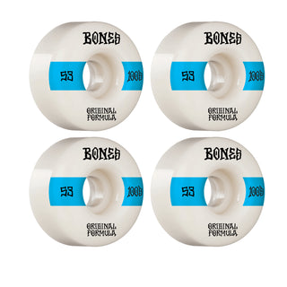 Independent Trucks 169 (9.125"), Bones 100's 53mm V4 #14 White Wheels/Bearings/Hardware