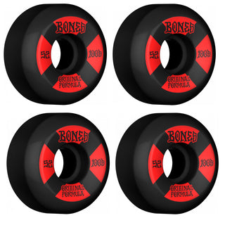 Bones Wheels 52mm 100's V5 Sidecut Black 100A