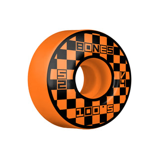 Krux Skateboard Trucks K5 8.0" Kit Bones 52mm V4 Block Party Orange Wheels/Bearings/Hardware