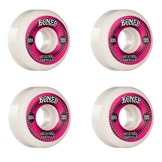 Bones Skateboard Wheels 55mm OG Formula V5 Sidecut 100A White