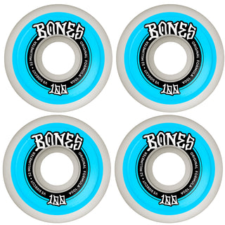 Bones Skateboard Wheels 52mm Original V5 Sidecut 100A White