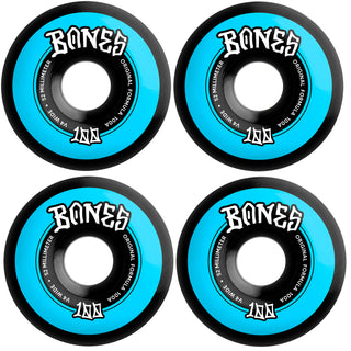 Bones Skateboard Wheels 52mm Original V4 Wide 100A Black