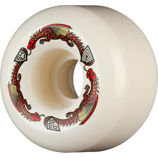 Powell Peralta Skateboard Wheels 54mm x 39mm Dragon Formula 93A A2 Shape Off White