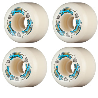 Powell Peralta Skateboard Wheels 54mm x 39mm Dragon Formula 97A AA2 Nano Rat Off White