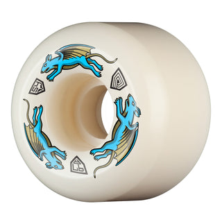 Powell Peralta Skateboard Wheels 54mm x 39mm Dragon Formula 97A AA2 Nano Rat Off White