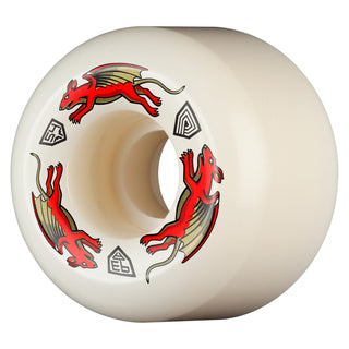 Powell Peralta Skateboard Wheels 54mm x 39mm Dragon Formula 93A AA2 Nano Rat Off White
