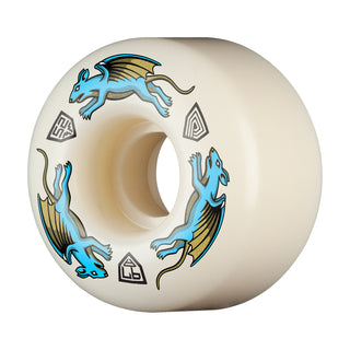 Powell Peralta Skateboard Wheels 52mm x 34mm Dragon Formula 97A AV4 Nano Rat Off White