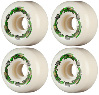 Powell Peralta Skateboard Wheels 56mm x 36mm Dragon Formula 88A V6 Shape Off White
