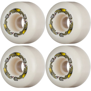 Powell Peralta Skateboard Wheels 54mm x 39mm Dragon Formula 88A Off White