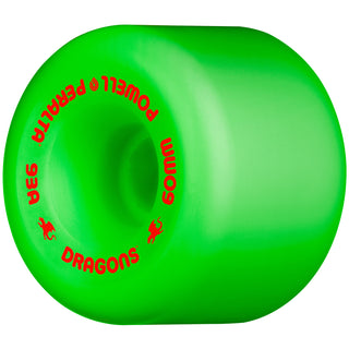 Powell Peralta Skateboard Wheels 60mm x 44mm 93A Dragon Formula Rat Bones Green