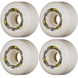 Powell Peralta Skateboard Wheels 60mm x 40mm Dragon Formula 88A Off White