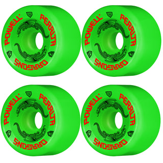 Powell Peralta Skateboard Wheels 64mm x 42mm 93A Dragon Formula G-Bones Green