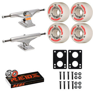 Independent Skateboard Trucks 169 (9.125") Powell Dragon Formula 64mm G-Bones, Reds