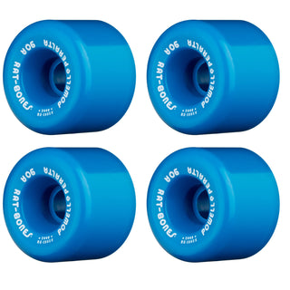 Powell Peralta Rat Bones Skateboard Wheels Old School Re-Issue Blue 60mm 90A