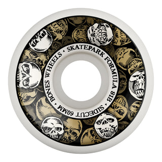 Bones Skateboard Wheels 60mm Skatepark Formula P5 Sidecuts 81B (101A) White