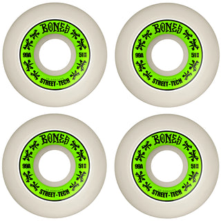 Bones Skateboard Wheels 51mm STF V5 Sidecuts 99A White