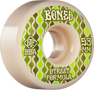 Bones Skateboard Wheels 53mm Retros V2 Locks STF 99A