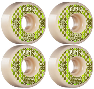 Bones Skateboard Wheels 53mm Retros V2 Locks STF 99A