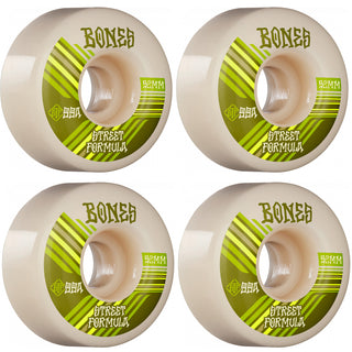 Bones Skateboard Wheels with Bronson Pro G3 Bearings STF 52mm 99A V4