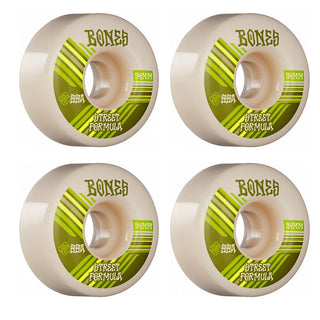 Bones Skateboard Wheels with Bronson Pro G3 Bearings STF 54mm 99A V4