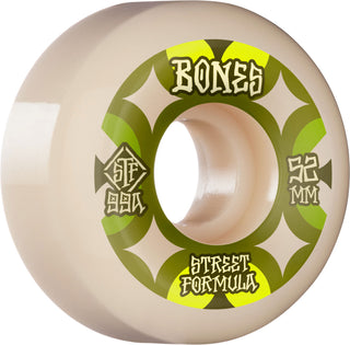 Bones Skateboard Wheels 52mm Retros V5 Sidecut STF 99A