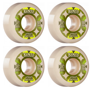 Bones Skateboard Wheels 53mm Retros V5 Sidecut STF 99A White