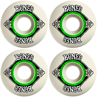 Bones Skateboard Wheels 54mm STF V1 Standard 99A White