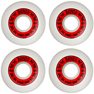 Bones Skateboard Wheels 52mm STF V5 Sidecuts 103A White