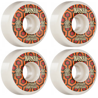 Bones Skateboard Wheels with Bronson Pro G3 Bearings STF 52mm 103A V1
