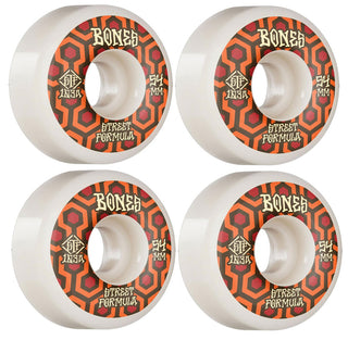 Bones Skateboard Wheels with Bronson Pro G3 Bearings STF 54mm 103A V1