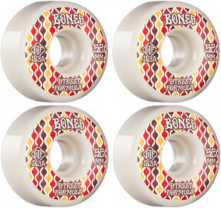 Bones Skateboard Wheels 52mm Retros V2 Locks STF 103A