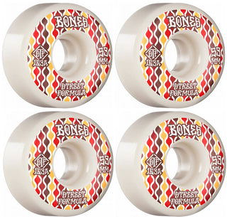 Bones Skateboard Wheels 53mm Retros V2 Locks STF 103A