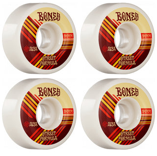 Bones Skateboard Wheels with Bronson Pro G3 Bearings STF 54mm 103A V4