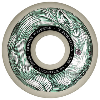 Bones Skateboard Wheels 56mm X-Formula 95A V6 Money Bunny
