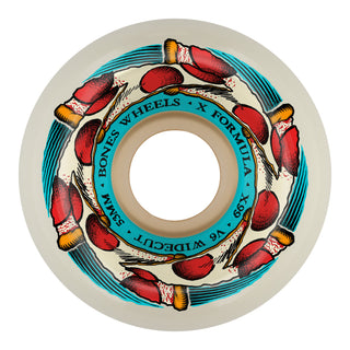 Bones Skateboard Wheels 53mm X-Formula 99A V6 Widecut Deep Dish